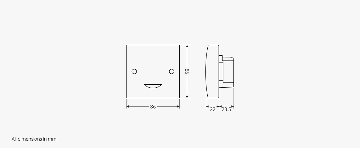 MWS1A C | Ceiling Mounted Microwave MWS1A C | Ceiling Mounted Microwave